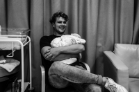 Geboortereportage Hoorn-102 Geboortefotografie voor aanstaande papa's