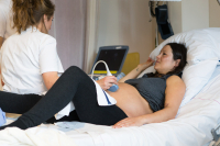 Keizersnede Amsterdam-3 De laatste controles voor de geplande keizersnede in het OLVG