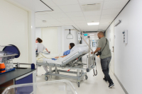 Keizersnede Amsterdam-7 Op weg naar de ok in het OLVG Amsterdam